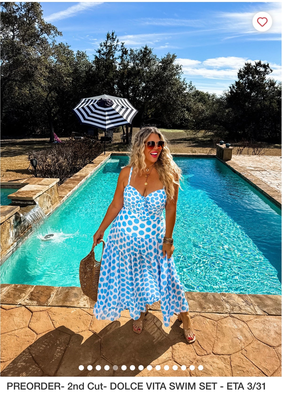 (Copy) 3piece Ditsy Dolce Swimsuit Set preorder