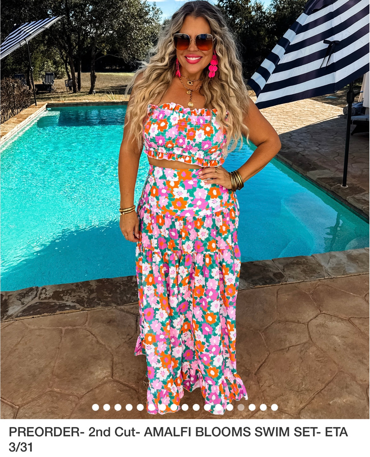 3piece Ditsy Floral Swimsuit Set preorder